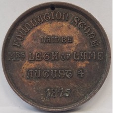 ENGLAND UK 1875 . ST JOHN BAPTIST . EARLESTOWN . GENUINE MEDAL